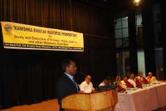 Dr. Pamidi (Representative from USA Mayo Clinic)& Dr. P.    Mukherjee at KBM Foundation